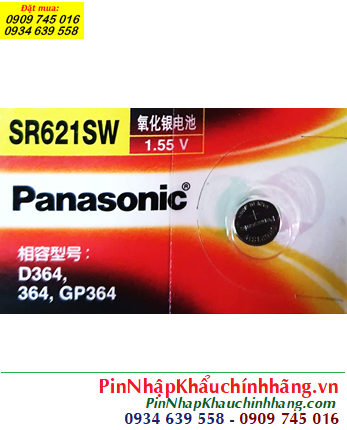 Panasonic SR920SW-Pin 371, Pin đồng hồ 1.5v Silver Oxide Panasonic SR920SW (Xuất xứ NHẬT)